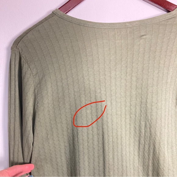 Woolrich Army Green Cardigan With Corduroy Details Size Medium - Picture 14 of 16